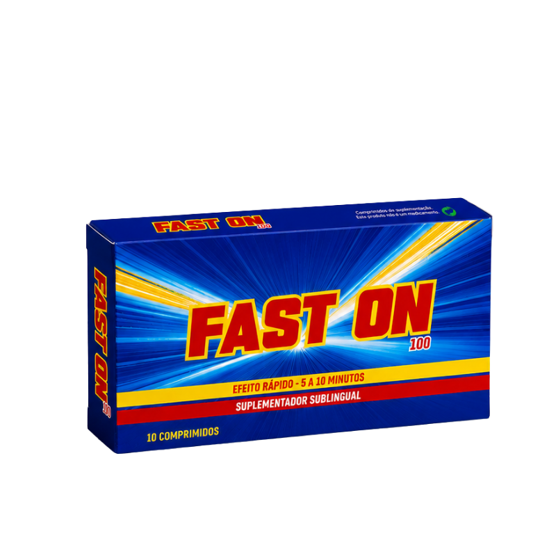 FAST ON 100 - 10un SUBLINGUAL, AÇÃO RÁPIDA