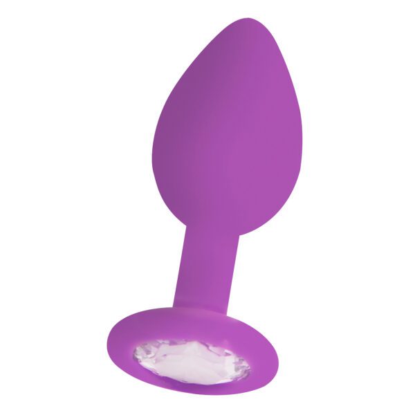 PLUG ANAL DIAMOND BUTT PLUG REGULAR ROXO